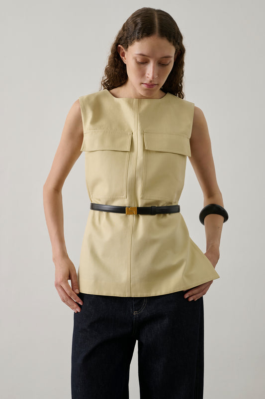 Ceinture Ninon Mini - Noir - Cuir - Femme