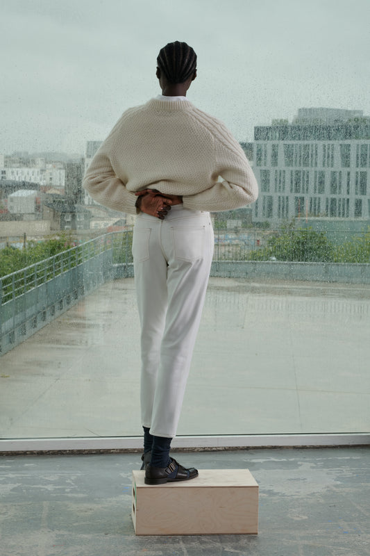 Jean Barney - Craie - Coton - Femme