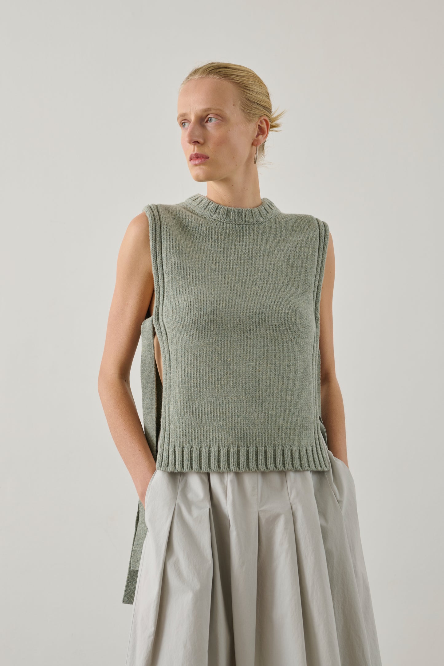 Pull Uzel - Aqua - Laine - Femme