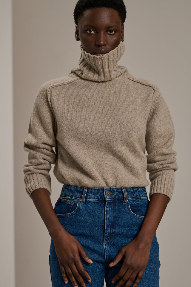 Pull Windy - Gris/Beige Chiné - Femme