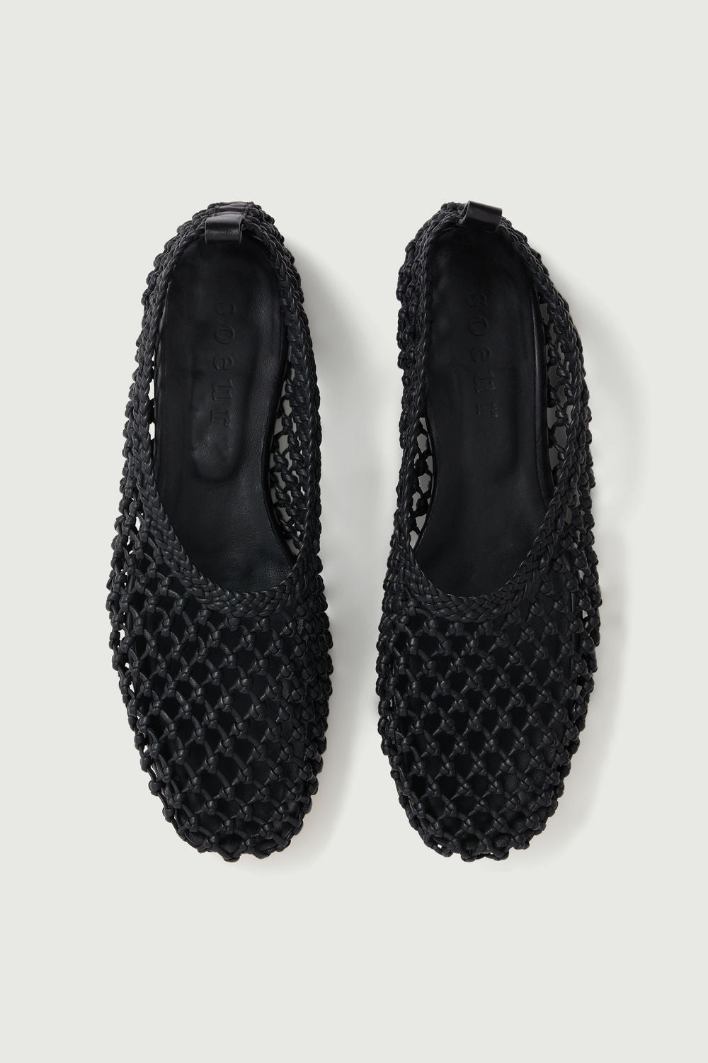 Ballerines Tosca - Noir - Cuir - Femme vue 4