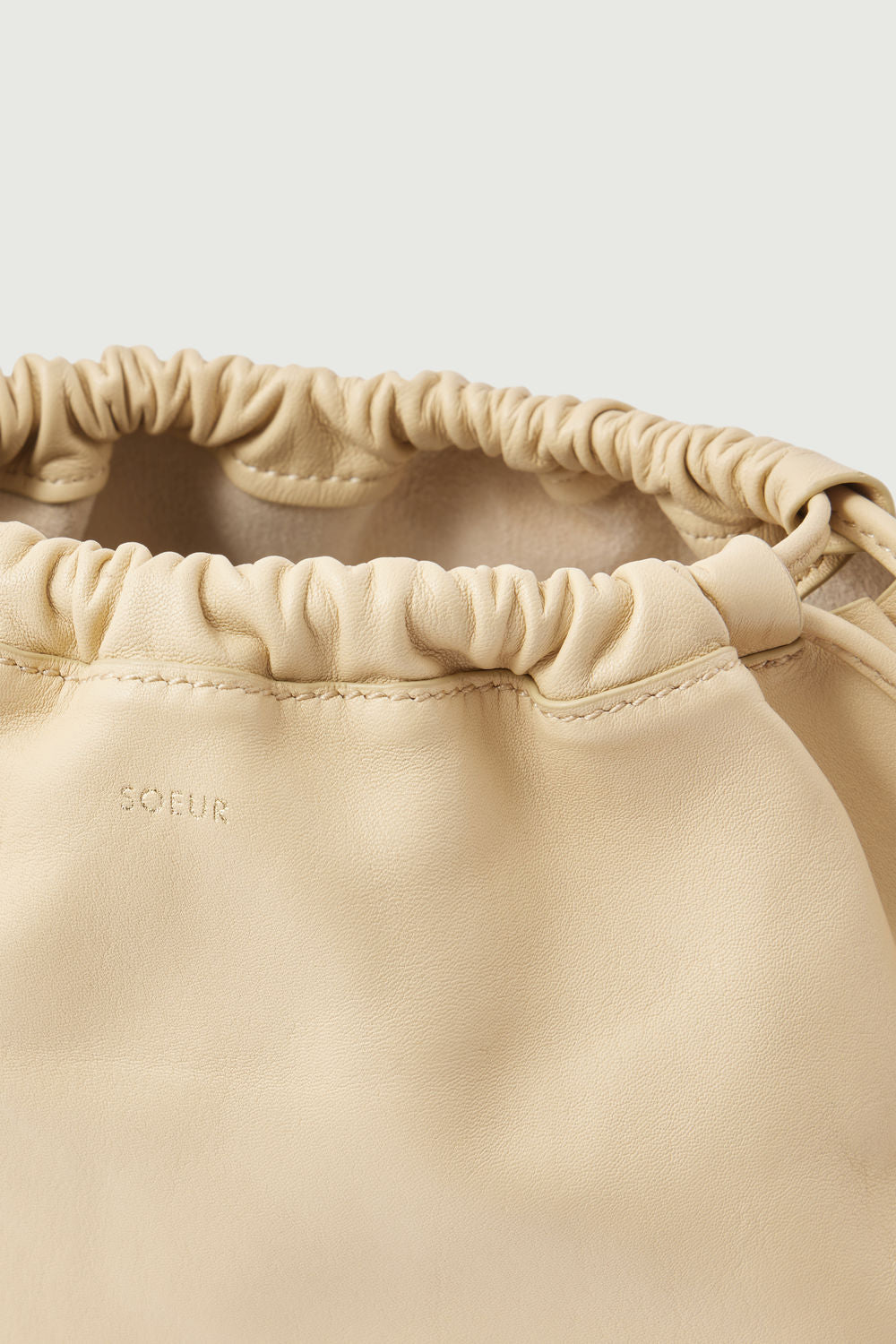 Sac Suzette - Crème - Cuir - Femme