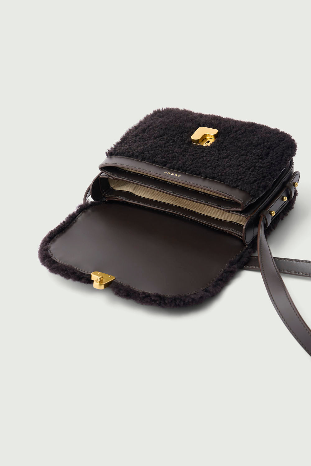 Sac Bellissima Mini - Marron Foncé - Cuir - Femme